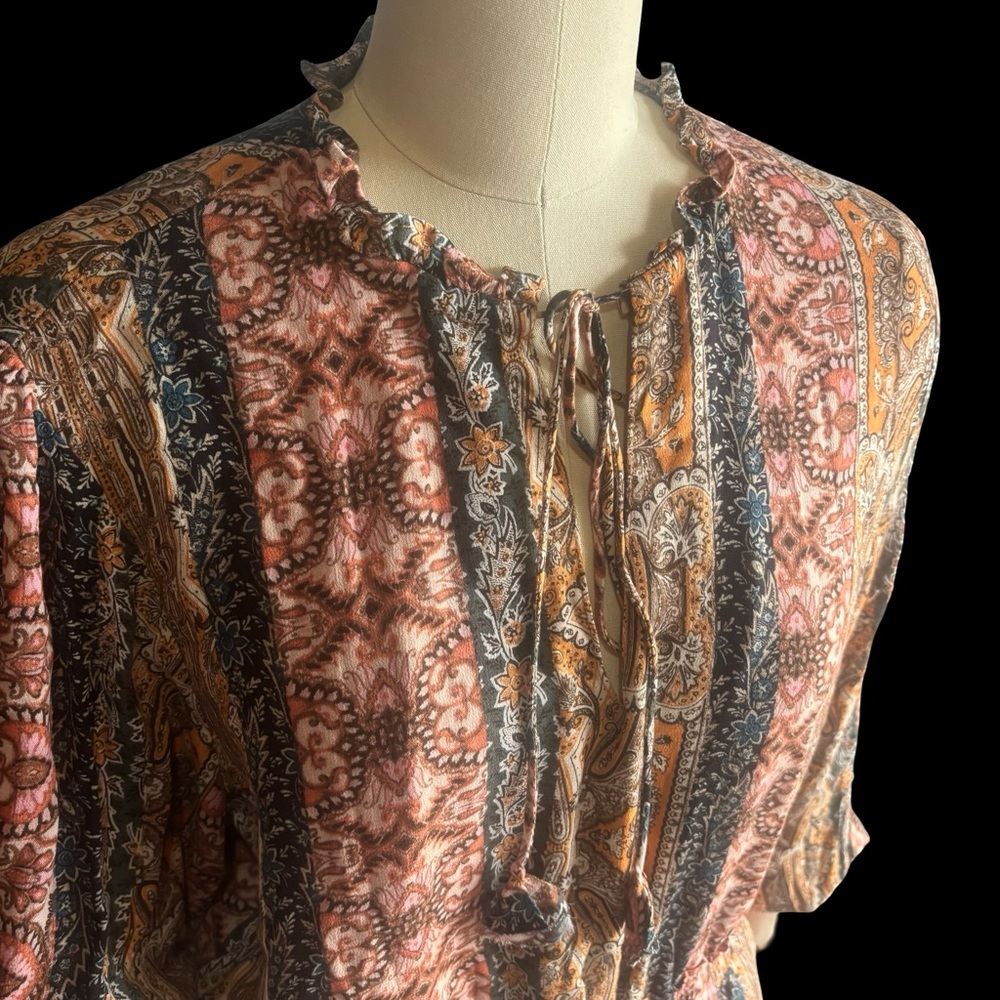 Dear John Multicolor Patterned Mini Dress - image 2